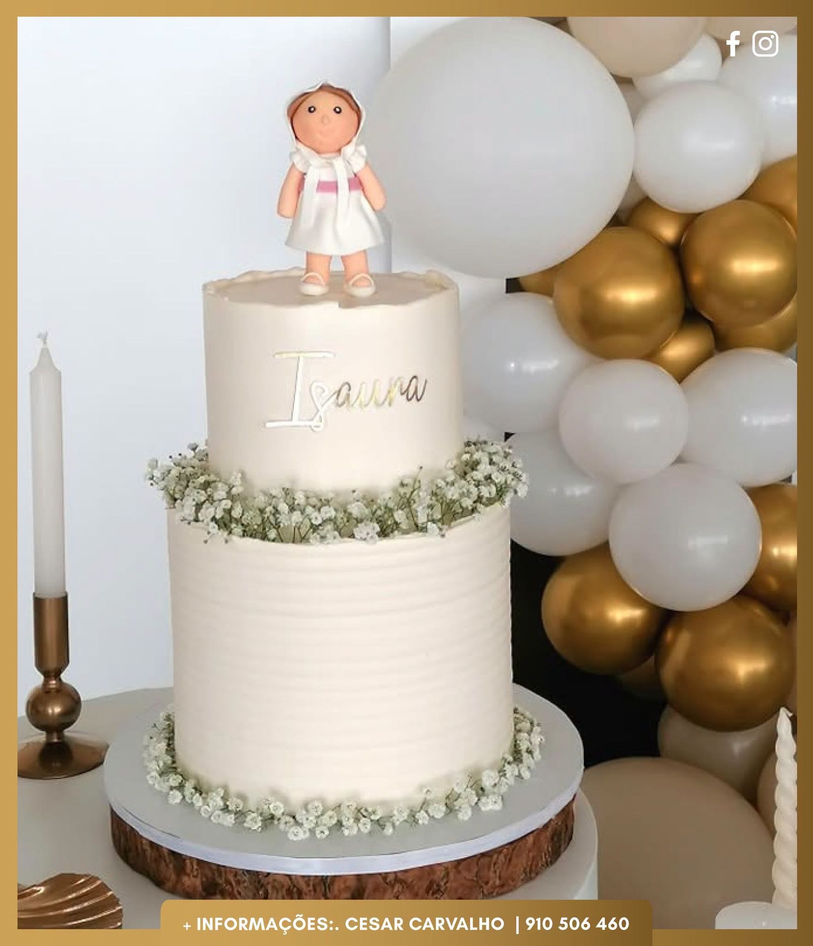 Bolo de batizado