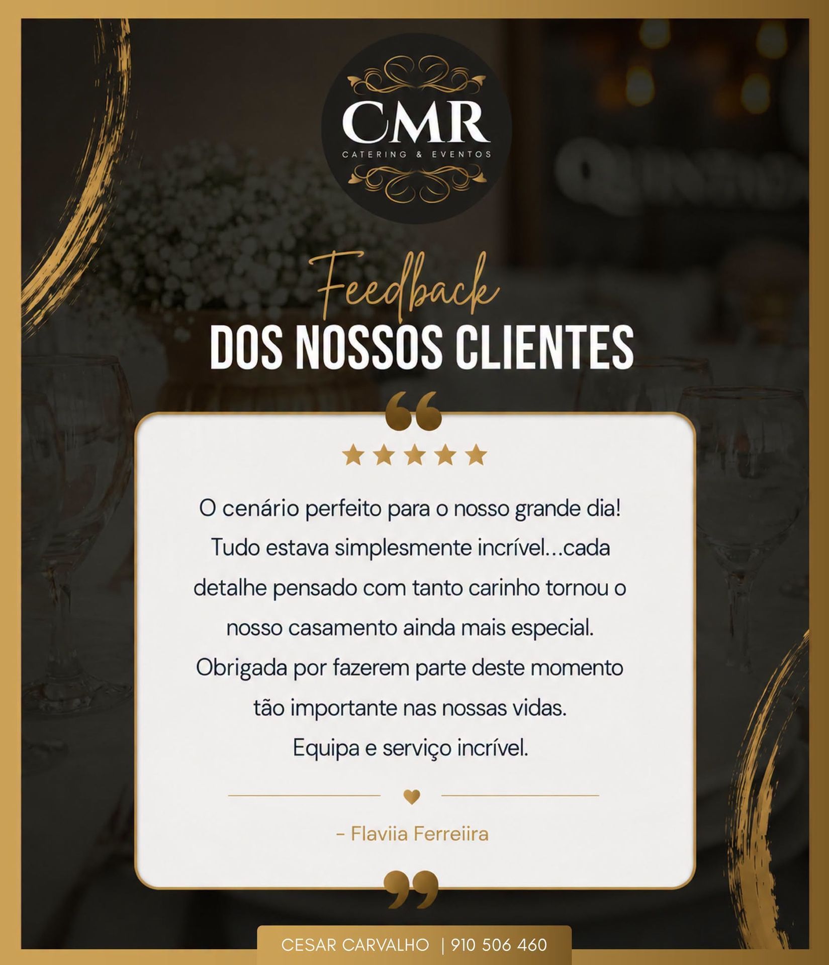 Feedback dos clientes